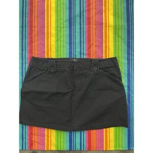 Third Rail MINI SKIRT  Black Y2K Vintage H60
